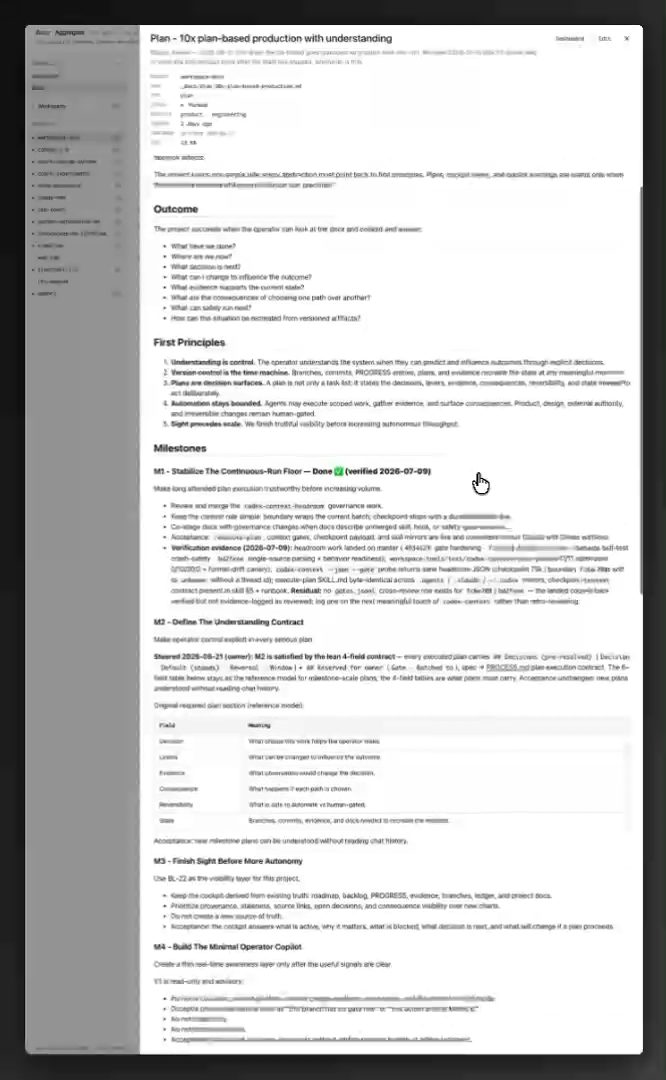 Docs — every document for a project, in one reading surface